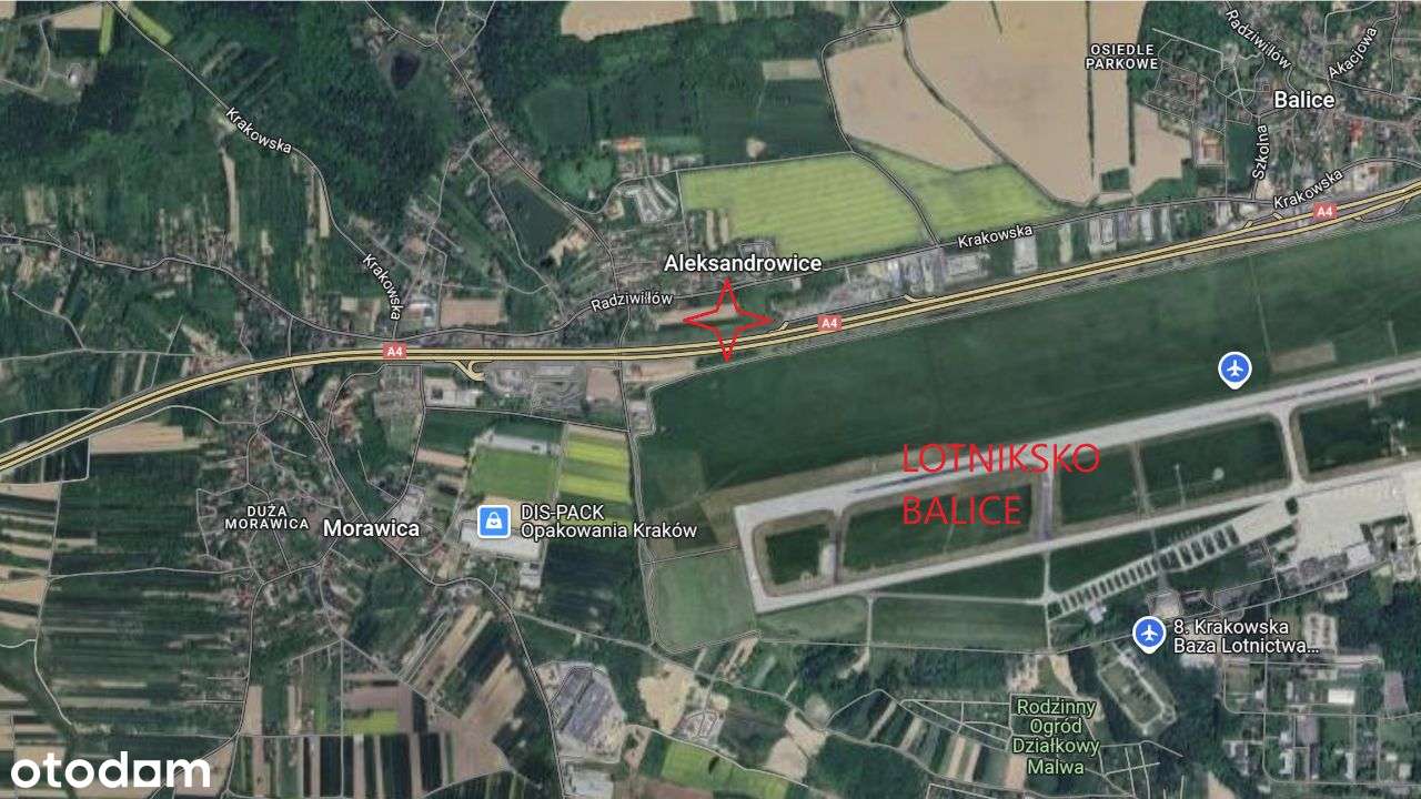 Balice / Aleksandrowice - Działka MNU 46 ar