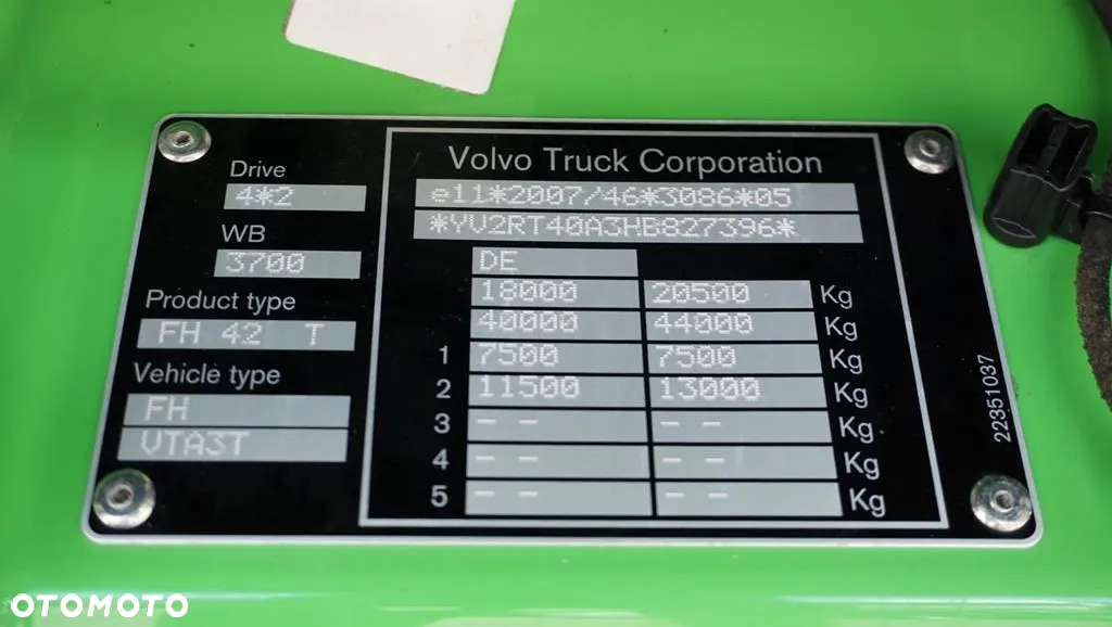 Volvo FH / 500 / EURO 6 / ACC / NISKI / HYDRAULIKA / RETARDER - 11