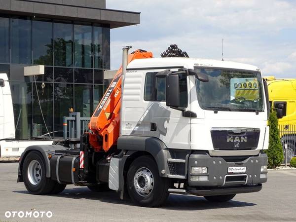 MAN TGS 18.360 / MANUAL + HDS TEREX 165.2 E - 6 X WYSUW - 16,6 M / PILOT / - 14