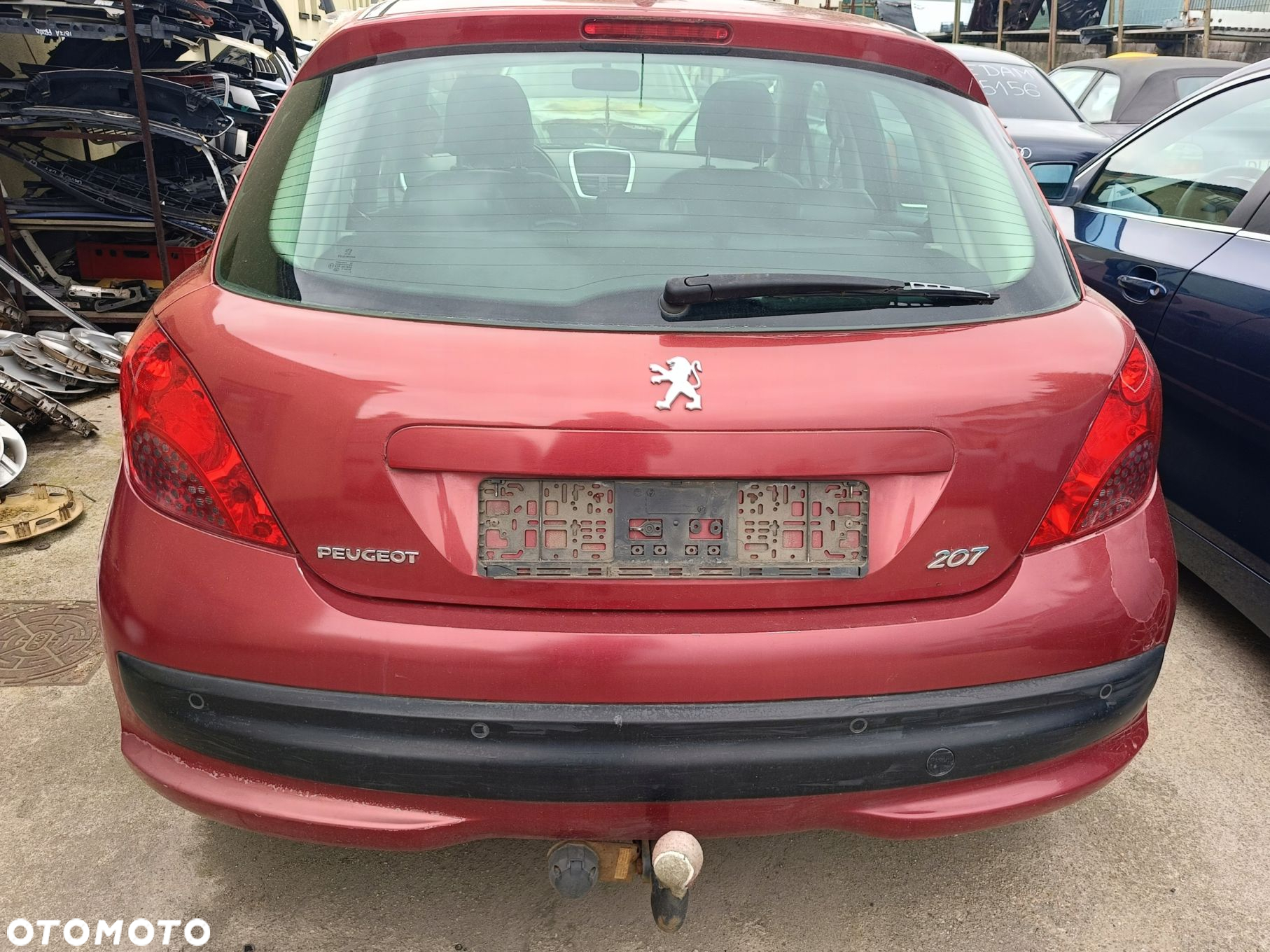 PEUGEOT 207 KONSOLA AIRBAG PASY - 4