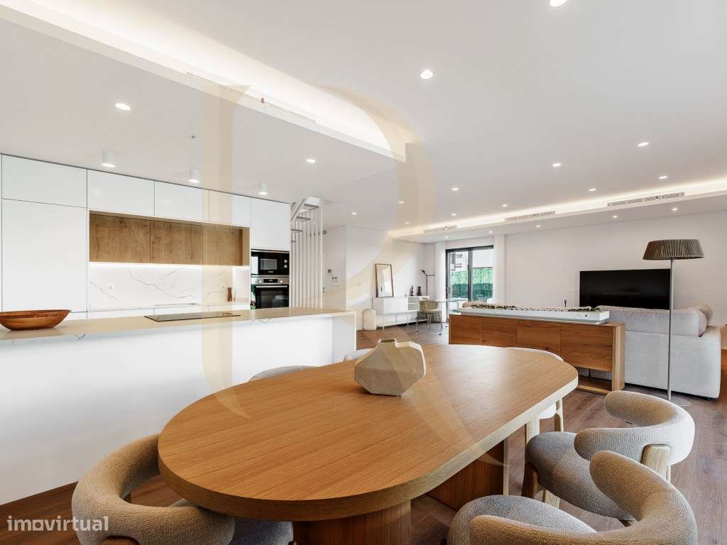 Moradia geminada nova T3 com garagem, piscina e terraço em Foros de... - Grande imagem: 5/34