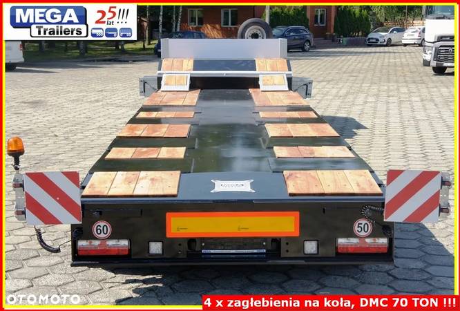 Inny Niskopodłogwa 4x zagłębiana MEGA Trailers, 4-osie, Ład. 58 TON ! - 10