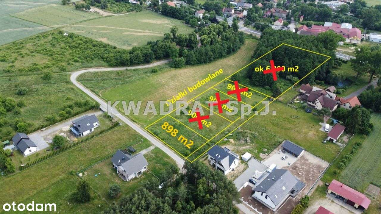 Działka budowlana pow. 898m2 - Słupia pod Bralinem - Pełny obrazek: 5/9