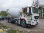 MAN TGA 35.360 8X6 Hydrodrive, 9m3 betonomieszarka, gruszka - 6