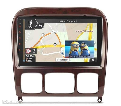 AUTO RÁDIO 9″ GPS ANDROID 12 PARA MERCEDES CLASE S W220 98-05 - 7