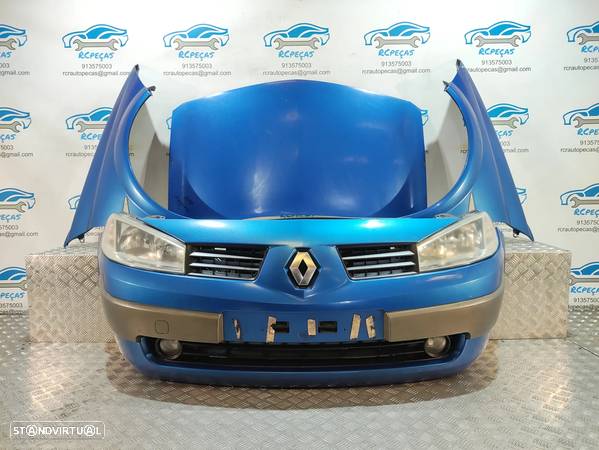 FRENTE COMPLETA RENAULT MEGANE 2 II MK2 CABRIO COUPE CAPOT PARACHOQUES GUARDA-LAMAS OTICAS RADIADOR VENTILADOR FRENTE FIBRA REFORÇO - 1