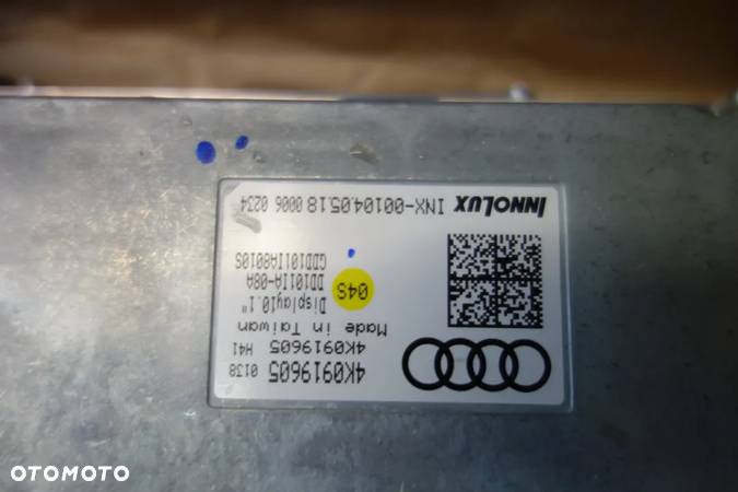 WYŚWIETLACZ MMI AUDI A6 C8 4K0919605 - 4