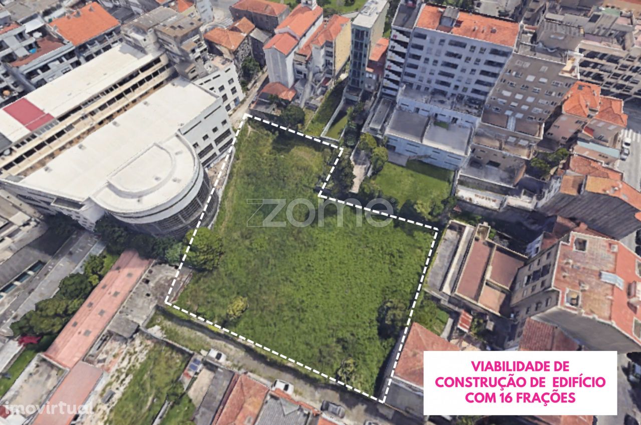Terreno com PIP aprovado para construção no Bonfim, Porto