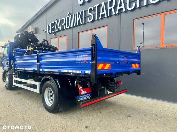 MAN MAN TGM TGS TGL 18.250 Euro 5 // wywrotka 3 stronna + żuraw HDS // HMF1420 z pilotem // budowlanka // żuraw  kran crane dzwig wywrot kiper . !!! - 17