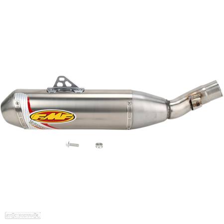 ponteira de escape fmf ti powercore slip-on natural titanium honda crf 250 - 1