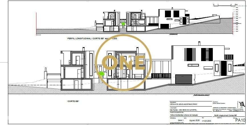 Terreno com projeto em fase de apreciação para construção de 3 moradia-13