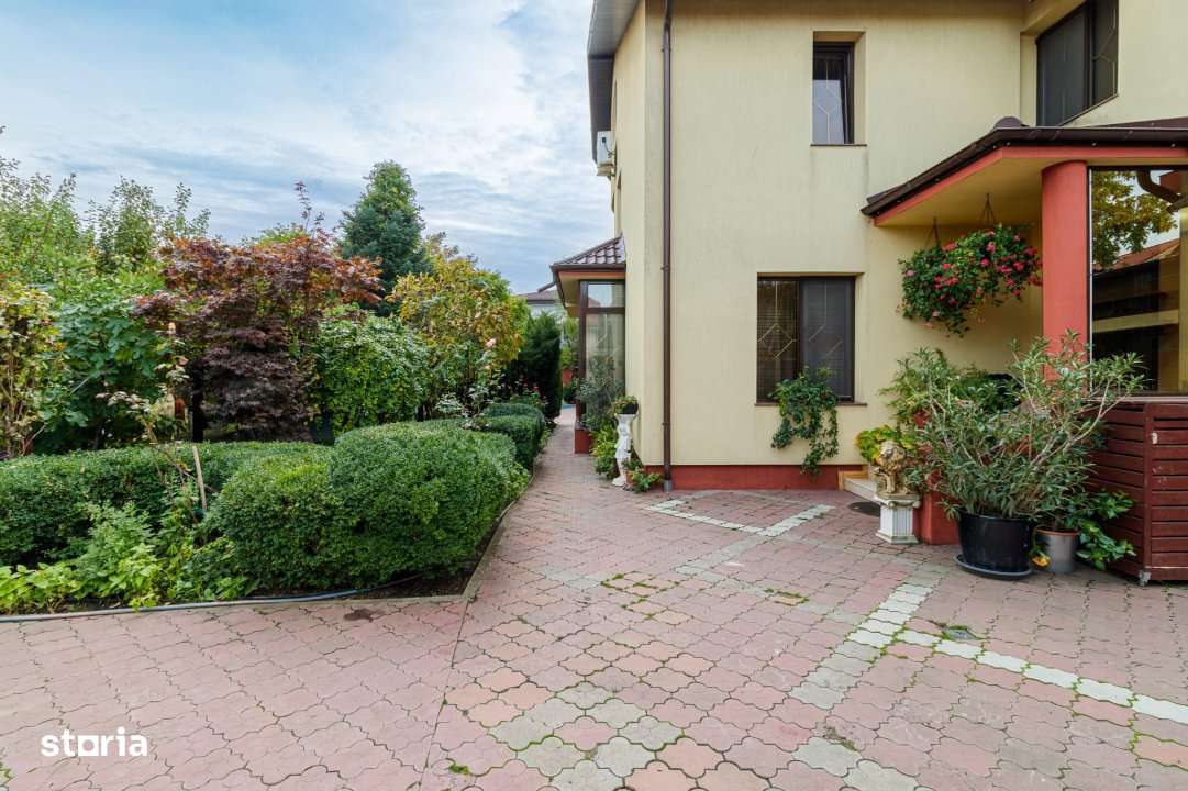 Vila individuala cu piscina, garaj dublu • teren 766 mp • Popesti- - Imagine principală: 3/19