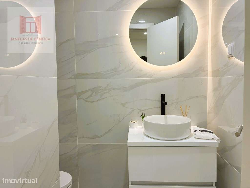 T3 totalmente remodelado, equipado, varanda. R. Bolívia -Benfica-8