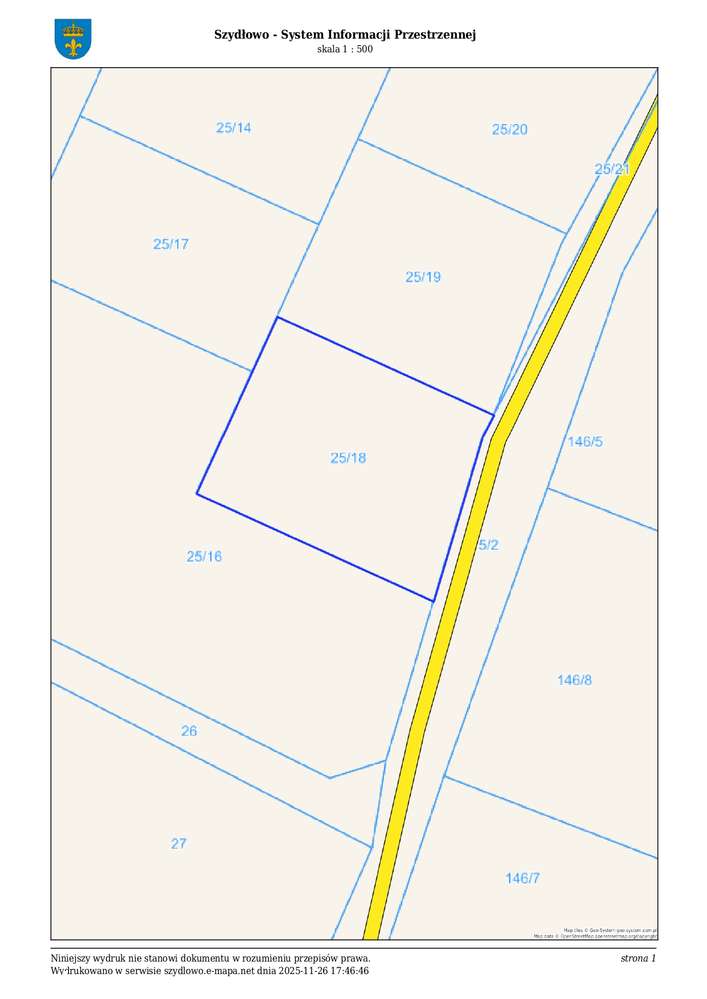 Działka budowlana w Dolaszewie  pod mały budynek z kilkoma lokalami - Pełny obrazek: 4/4