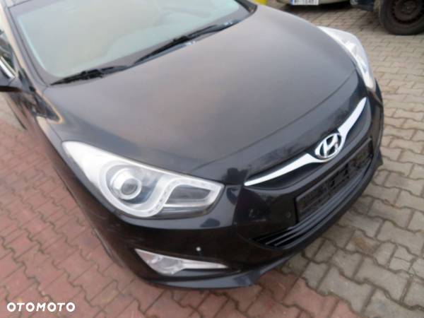 MASKA ZDERZAK BŁOTNIKI LAMPY I40 VF UB6  HYUNDAI 2011-2014 CZARNY PRZÓD KOMPLETNY - 3