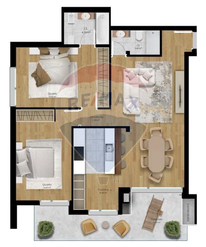 Apartamento T2 para venda