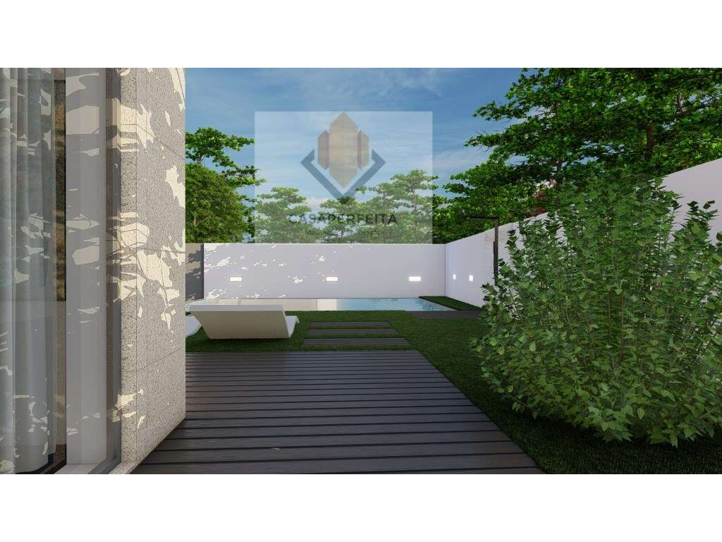 Moradias V5 de Luxo com Piscina, Jardim e Terraços - Praia da Madalena-21