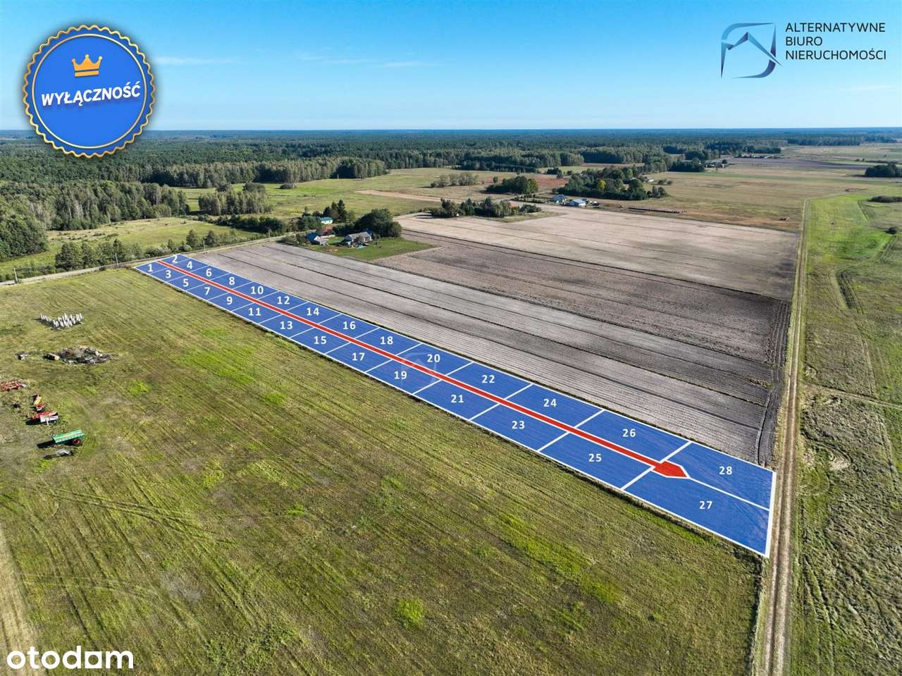 Działki w Lubowierzu na poj. łęczyńsko-włodawskim-8