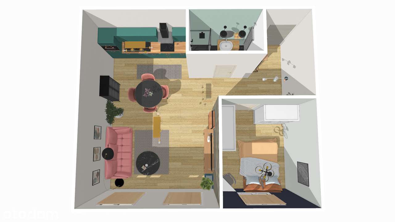 2 pokoje blisko centrum | centralne ogrzewanie | odnowiony budynek-4