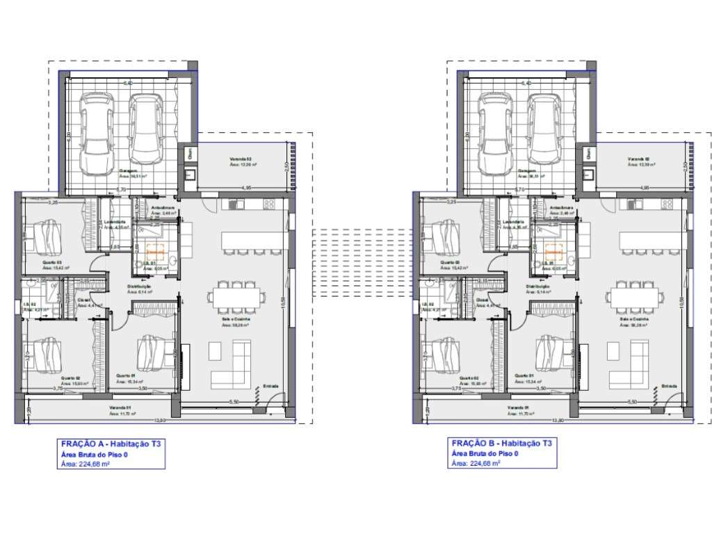 Moradia T3 de linhas modernas-20