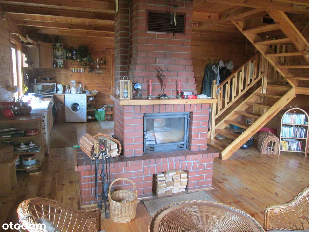 Dom  100 m2  rekreacyjny w lesie na Roztoczu blisko rzeki Tanew - Pełny obrazek: 5/14