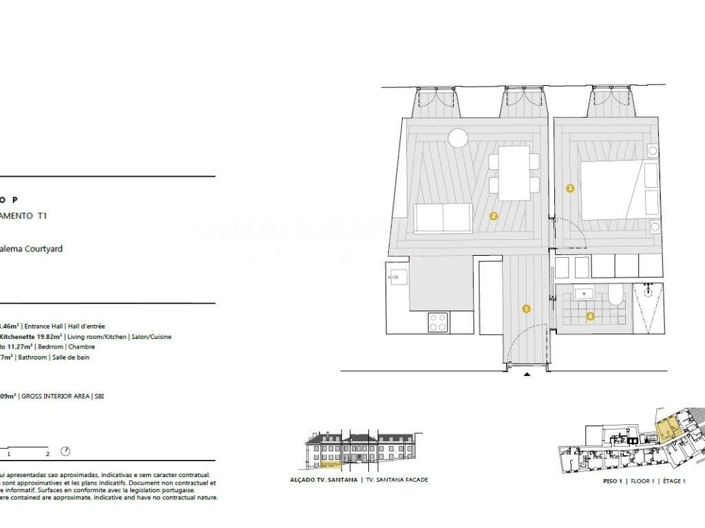 APARTAMENTO TURISTICO T1-0