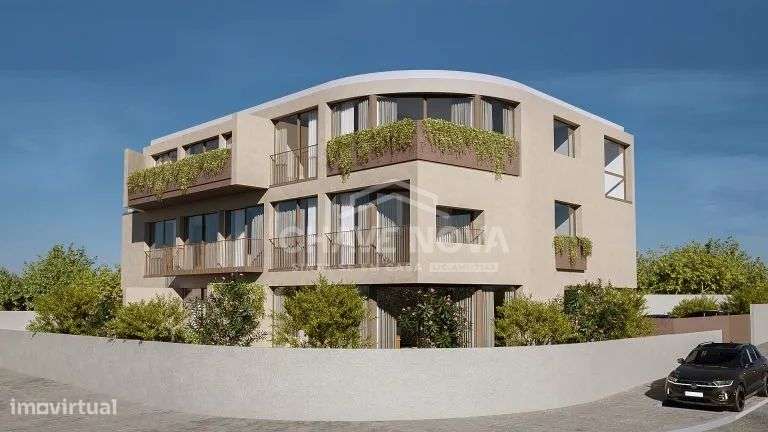 T2 Novo c/ Varanda e Lugar de Garagem 2 Viaturas em Arcozelo (Praias)-18