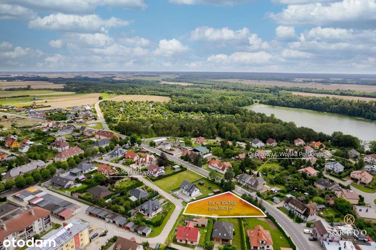 Działka budowlana w Debrznie - Pełny obrazek: 5/5