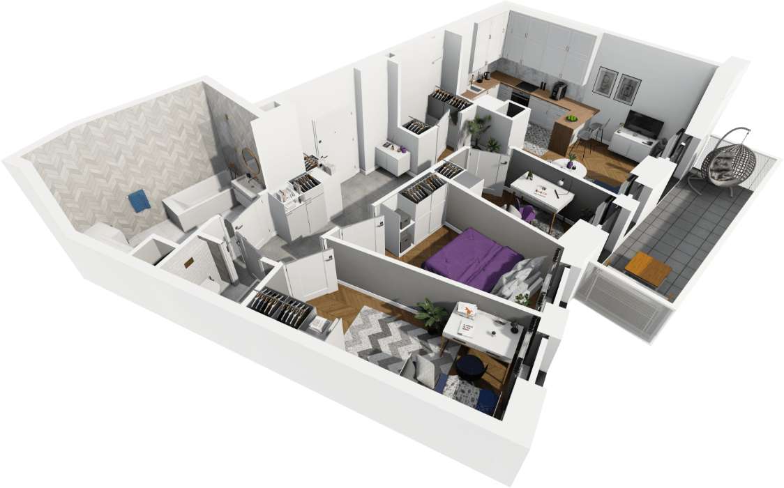 >>TOP lokalizacja <<  4 pok. z garderobą | Tramwaj 150m | Osobne WC - Pełny obrazek: 5/6