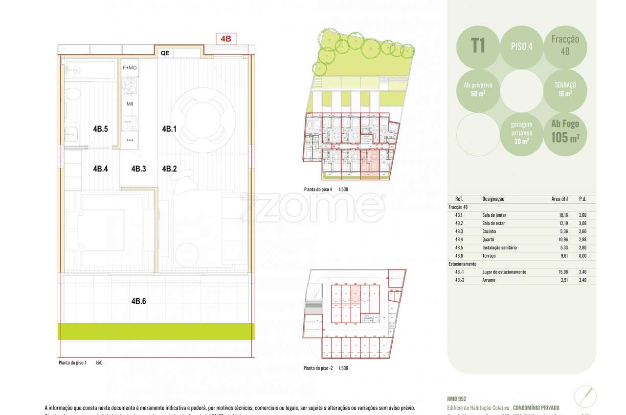 Apartamento T1 NOVO | R. Montes Burgos - Porto - Grande imagem: 5/5