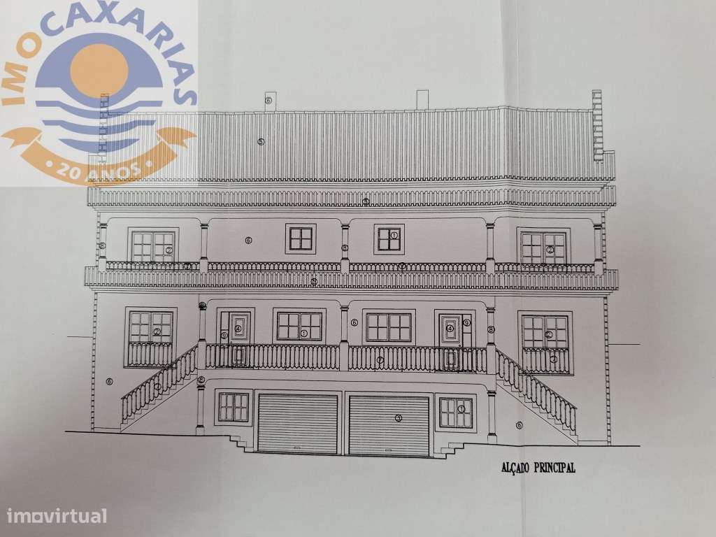 Terreno com projeto aprovado de duas moradias geminadas - Grande imagem: 4/16