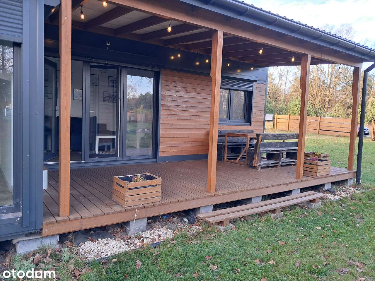 Działka 1500 m² z  domem modułowym - otulina Puszczy Kampinowskiej - Pełny obrazek: 5/14