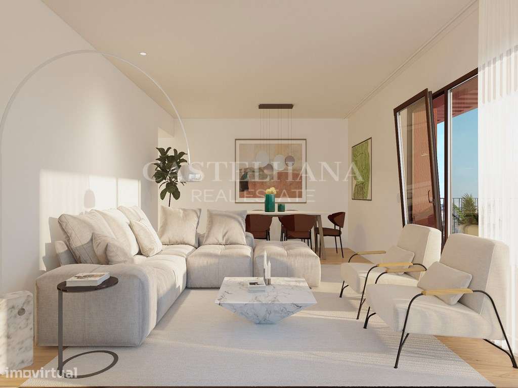 Apartamento T3 com varanda em novo empreendimento, Almada - Grande imagem: 2/44