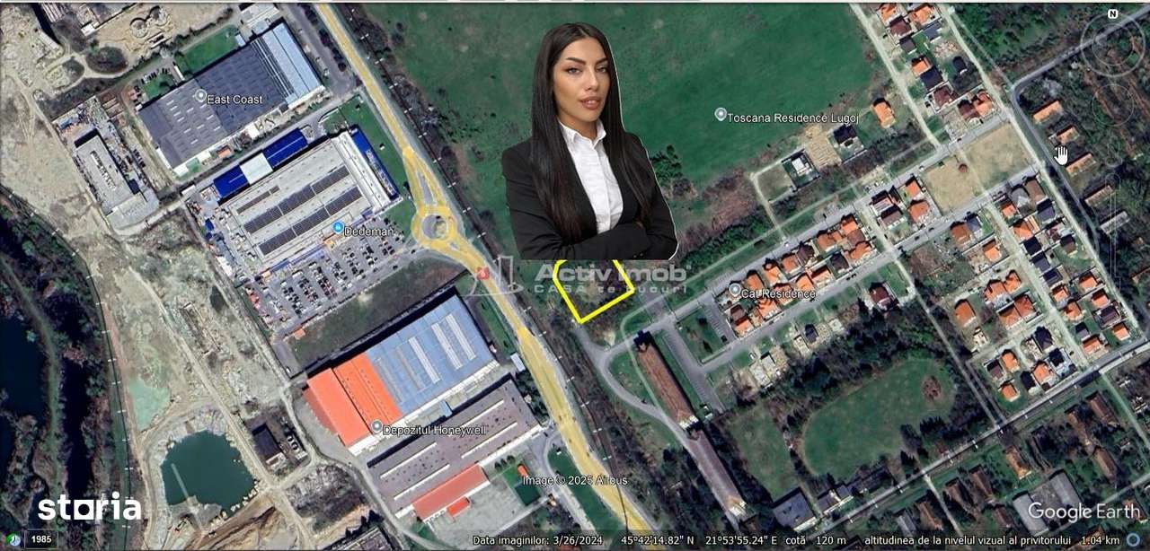 Lugoj, Teren Intravilan cu PUZ Aprobat   2.385 Mp. - Imagine principală: 1/6