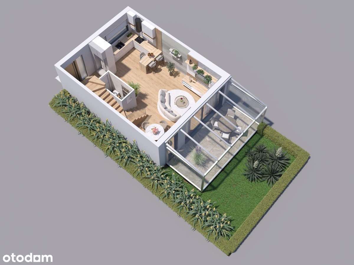 Dom miejski (5-pokoi) ogród i garaż przy Parku Cietrzewia-Stare Włochy - Pełny obrazek: 4/10