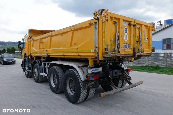 Scania P410 / OFF ROAD / 8X4 / WYWROTKA / BORDMATIC / AUTOMAT / EURO 6 / - 7