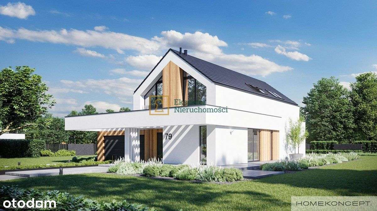 działka budowlana z fundamentem, Zielone wzgórze-3