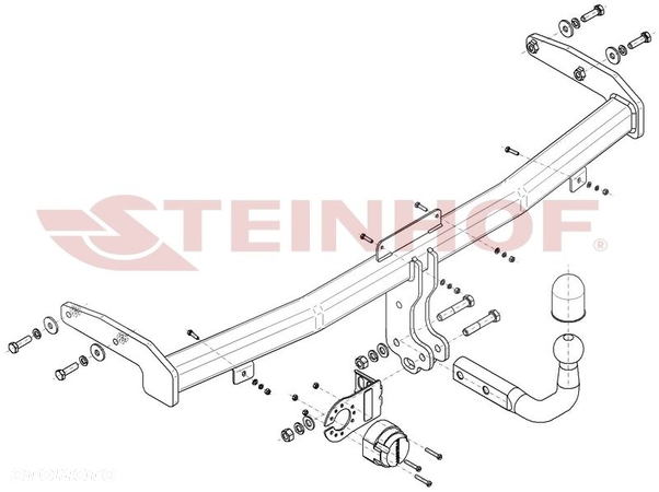 Hak holowniczy + MODUŁ 7PIN do Kia Xceed 5 drzwi od 2019 - 2