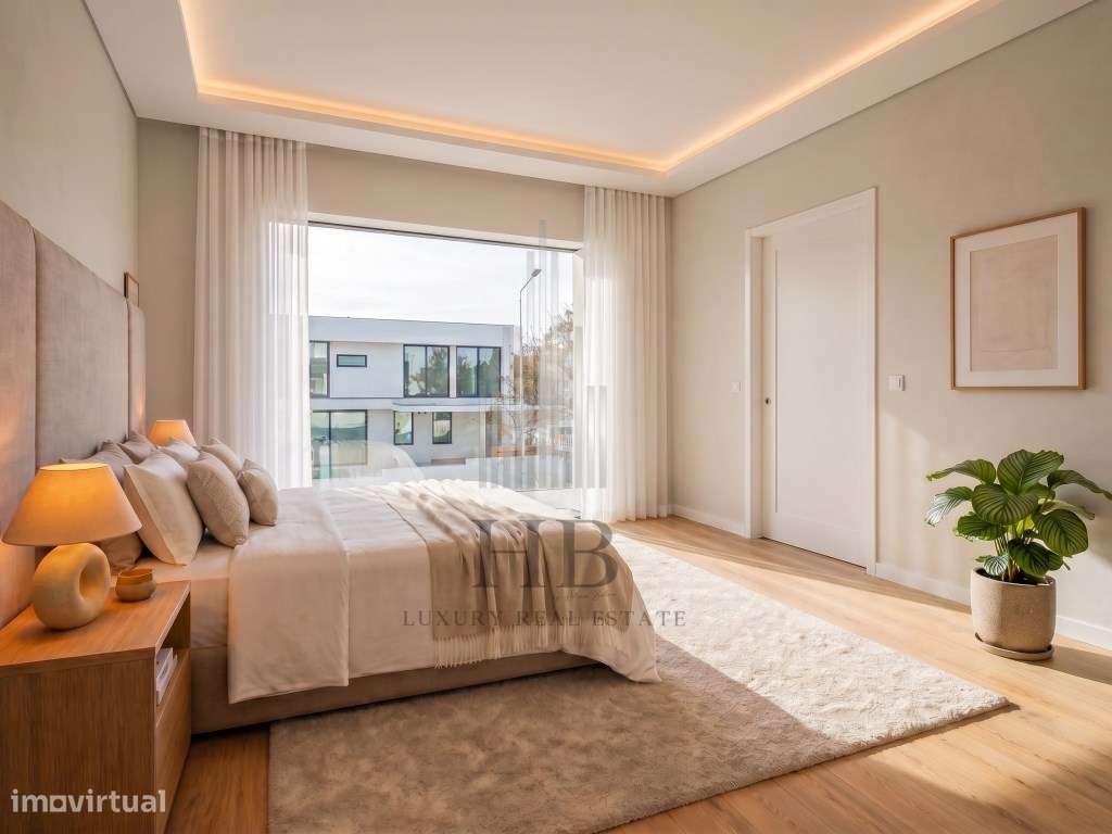 Moradia T4 de Luxo com Piscina Privativa e Jardim | Mafra-22