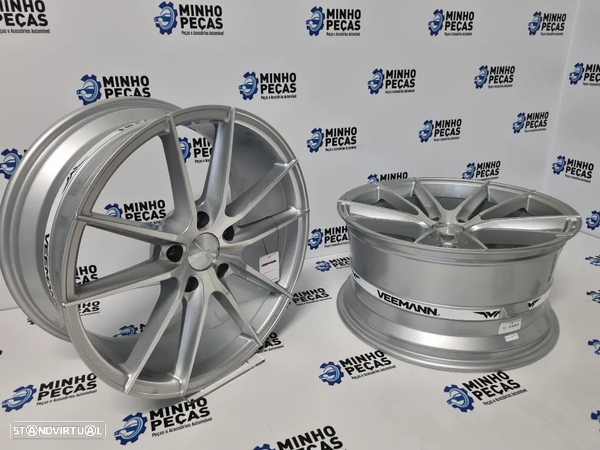 Jantes Veemann (V-FS25) em 18 Silver Machined (5x120) - 6