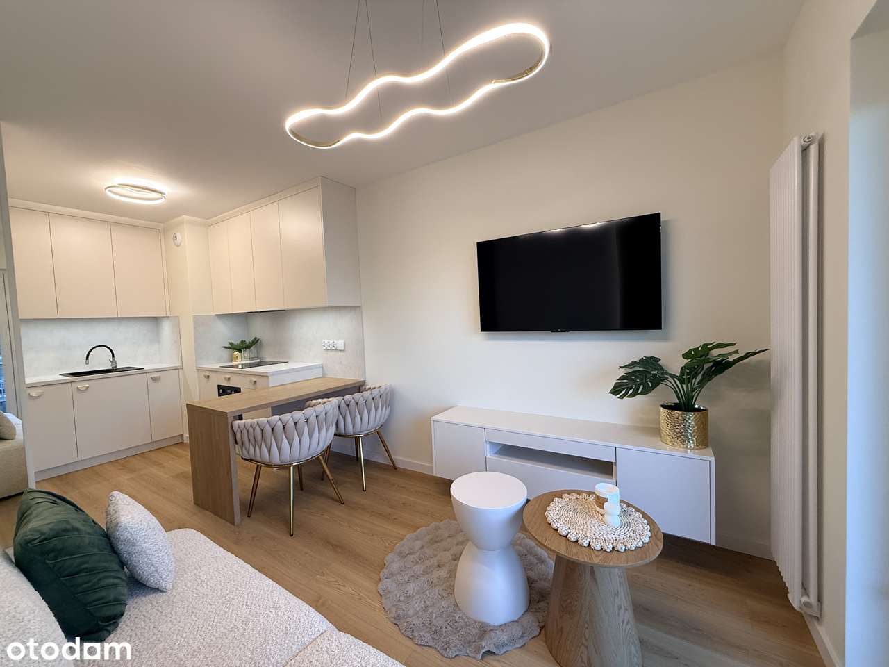 Nowoczesne mieszkanie z klimatyzacją | balkon | Osiedle Architektów |