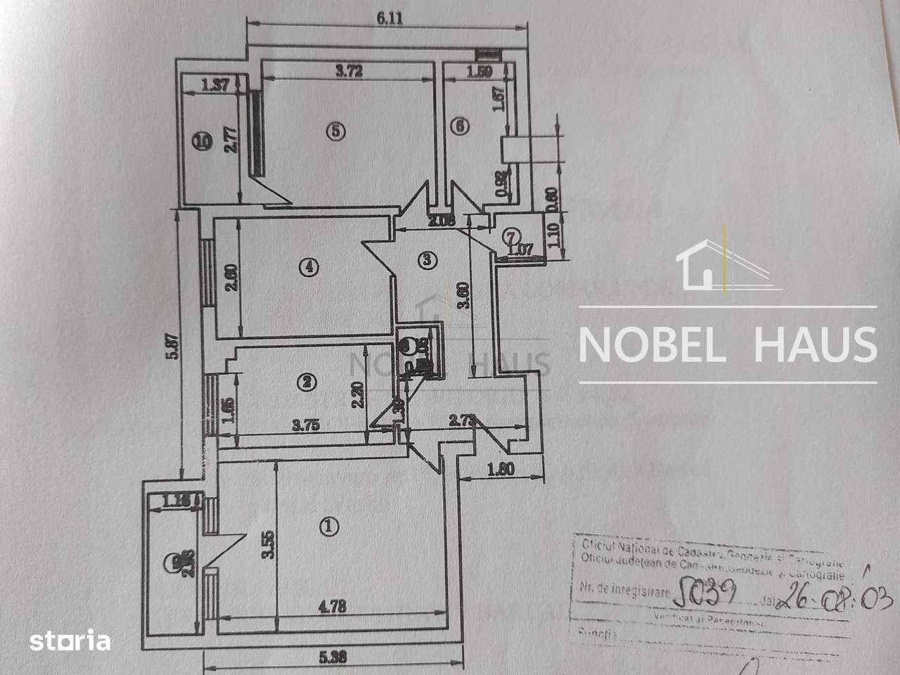 Apartament 3 camere, decomandat, etajul 3, Zona Gura Leului-10