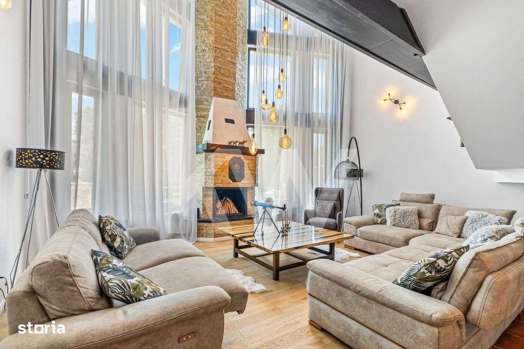 Vila de lux de vanzare langa Castelul Bran, piscina, crama, cinema, CO - Imagine principală: 4/19