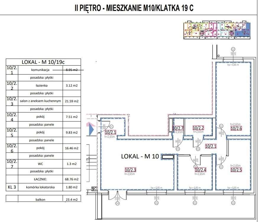 4 pokoje z tarasem 23 m2 - Pełny obrazek: 3/20