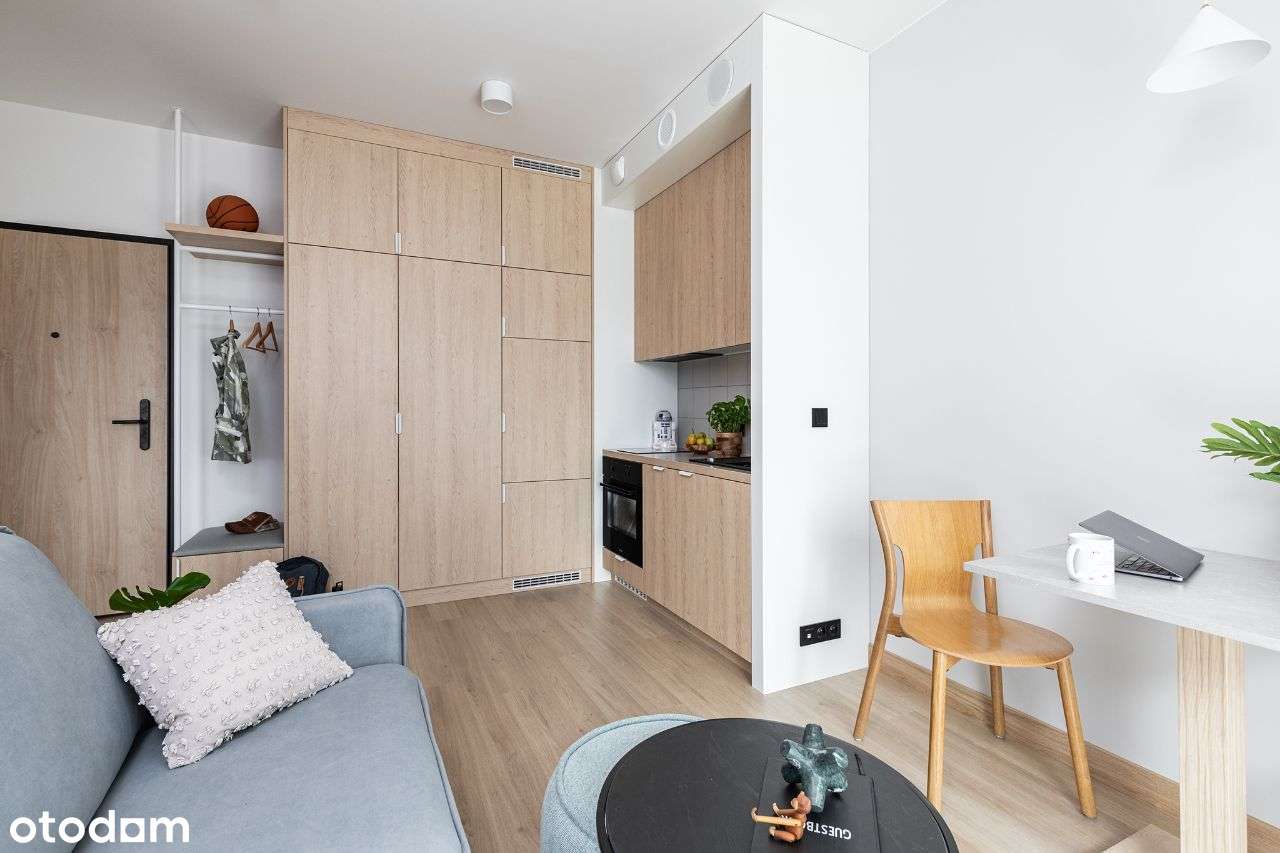 Furnished cozy studio apartment with balcony - Pełny obrazek: 5/20