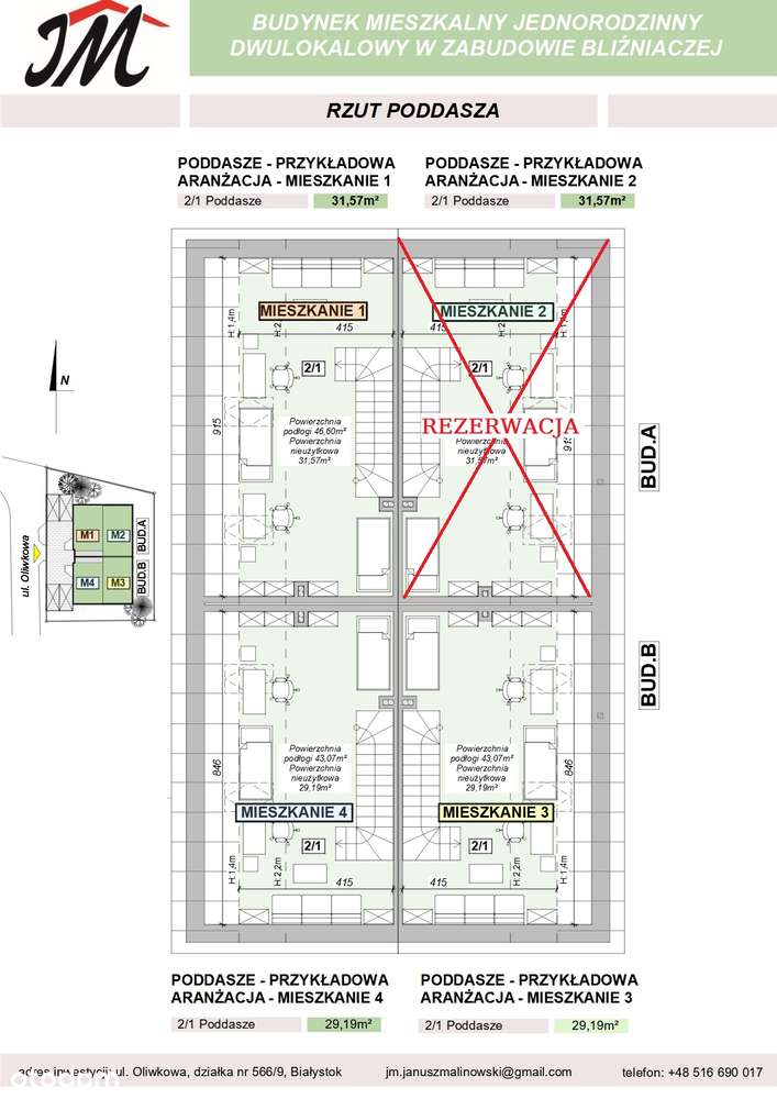 Bez Prowizji, Bezpośrednio, Bliźniak, stan deweloperski, od 31.01.2026-7