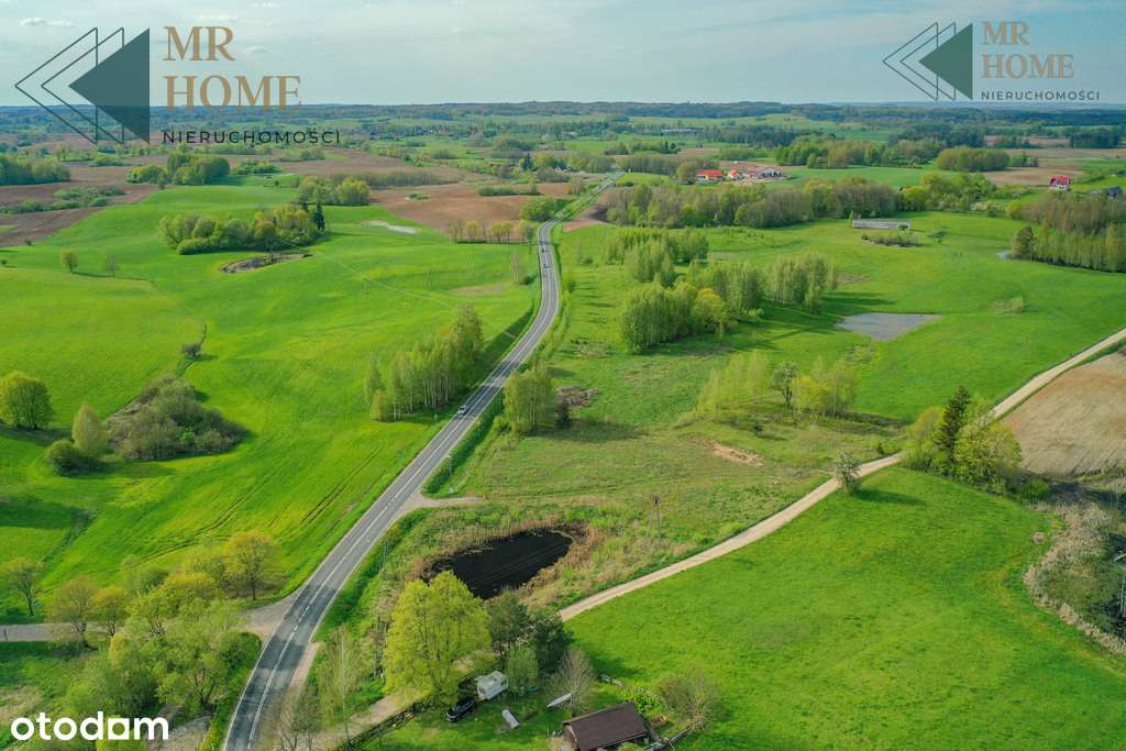 Budowlana działka ze stawem pod Mikołajkami-7