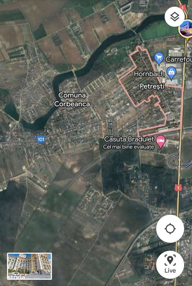 Corbeanca/ Petresti/ Teren intravilan 1518 mp-2