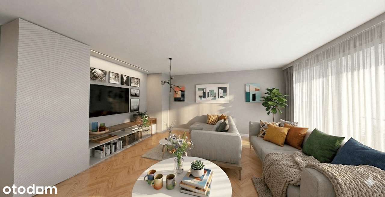 GOTOWE 3 pokoje 78.6 m2 Wilanów + balkon 7.3 m2 | Wilanów | 0% prow. - Pełny obrazek: 2/5