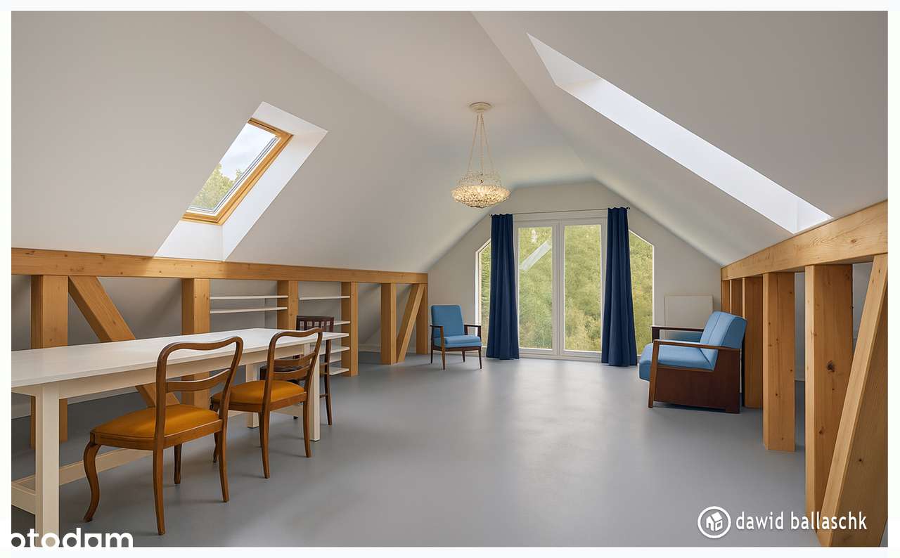 Wyjątkowy dom dwurodzinny na skraju lasu-13